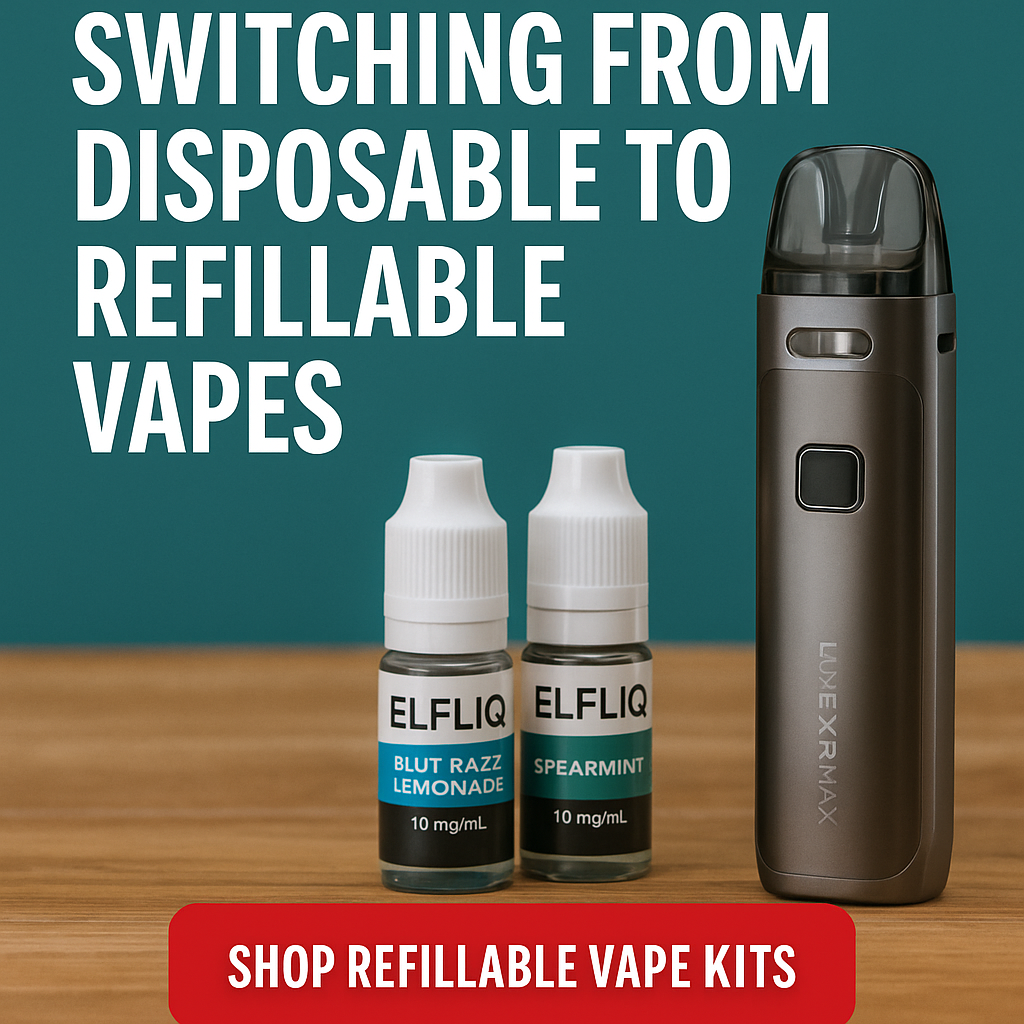 Switching from Disposable to Refillable Vapes | Vapour Central UK