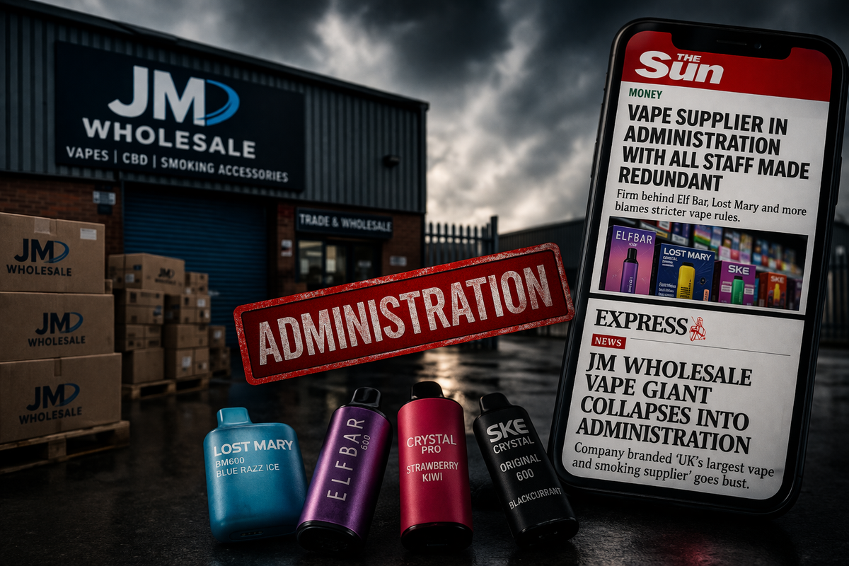 JM Wholesale Collapse Explained: The Truth Behind the Headlines Vapour Central JM Wholesale Collapse Explained: The Truth Behind the Headlines Vapour Central