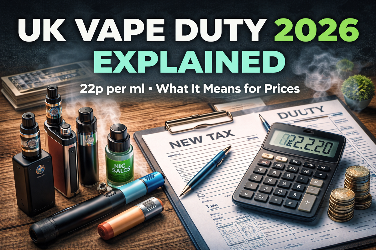 UK Vape Duty 2026 Explained: Price Increases & What It Means – Vapour  Central