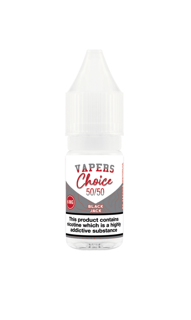 Black Jack - Vapers Choice 50/50 - 10ML - Vapour Central