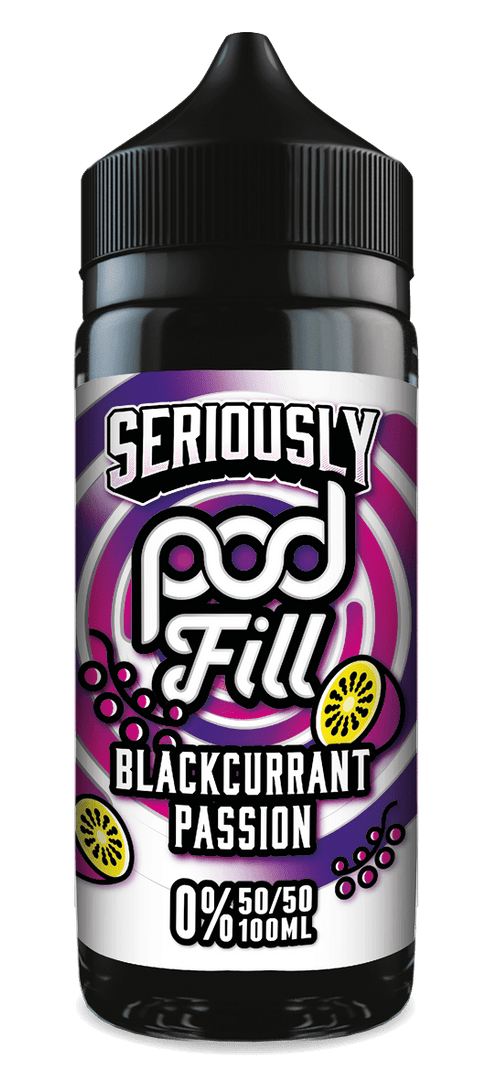 Blackcurrant Passion - Seriously Pod Fill 100ml - Vapour Central