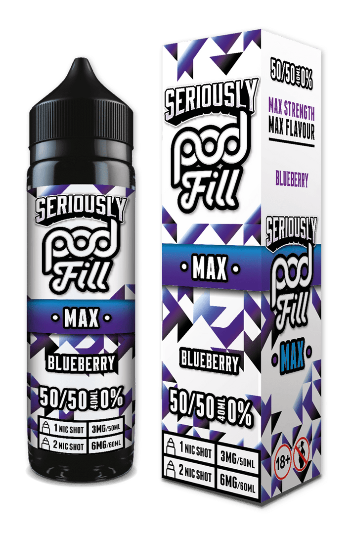 Blueberry - Seriously Pod Fill Max 40ML - Vapour Central