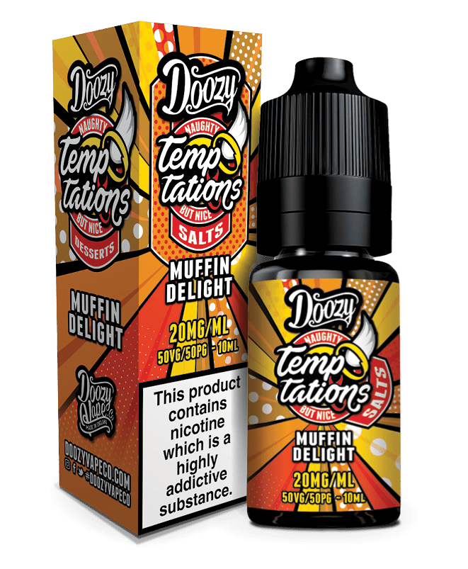 Doozy Temptations Salts - Muffin Delight - Vapour Central