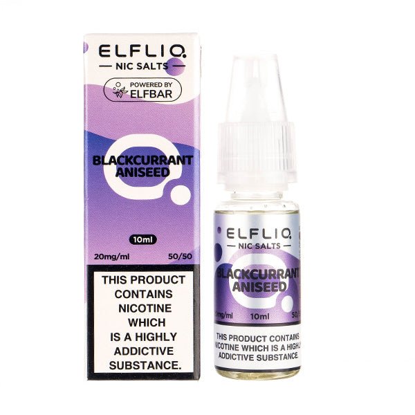 ElfLiq Salts - Blackcurrant Aniseed 10ml - Vapour Central