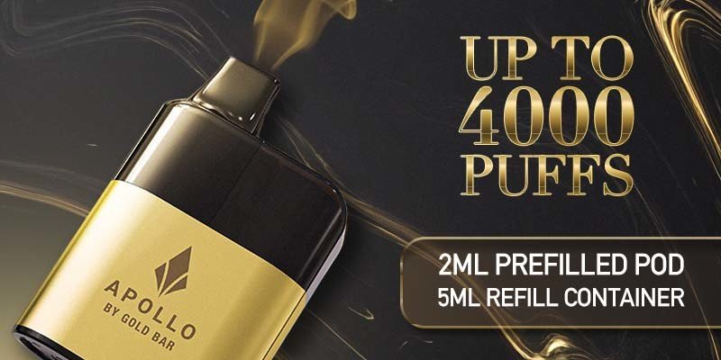 Goldbar Apollo 20K Disposable Starter Kit - Vapour Central