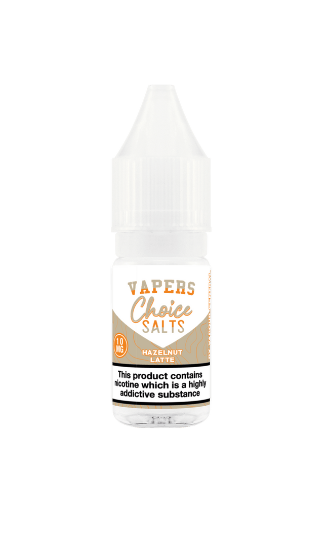 Hazelnut Latte - Vapers Choice Salts 10ml - Vapour Central