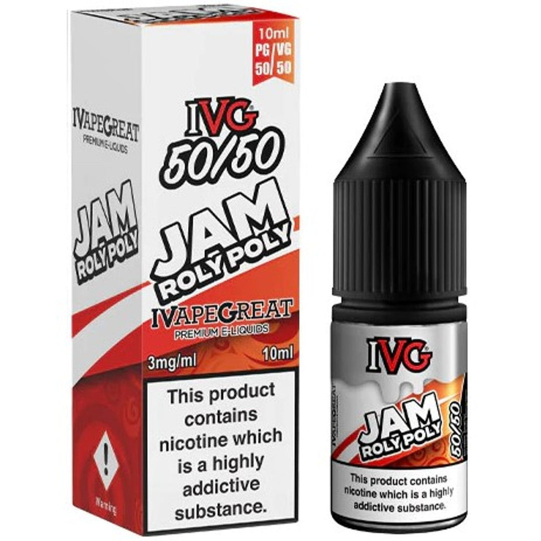 IVG - 50/50 - 10ml - Jam Roly Poly - Vapour Central