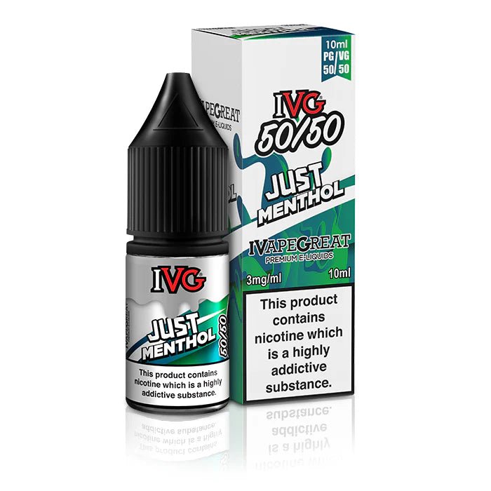 IVG - 50/50 - Just Menthol 10ml - Vapour Central