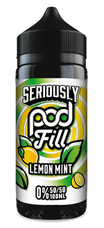 Load image into Gallery viewer, Lemon Mint - Seriously Pod Fill 100ml - Vapour Central
