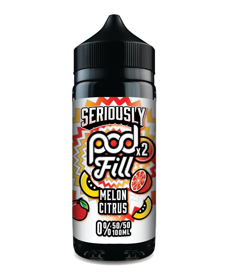 Melon Citrus - Seriously Pod Fill x2 100ml - Vapour Central
