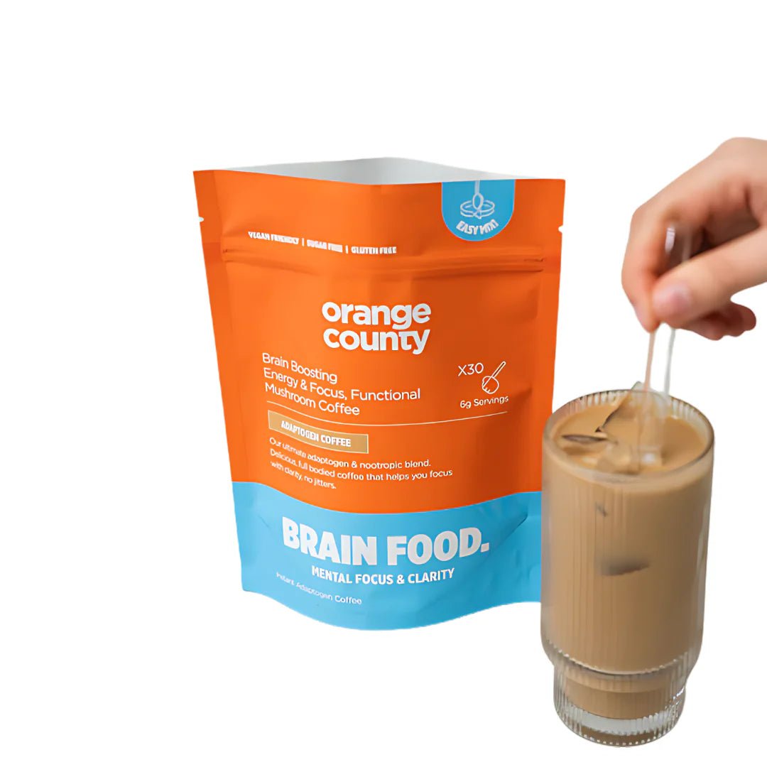 Orange County | FOCUS COFFEE Mushroom Coffee | 45g Pouch - Vapour Central