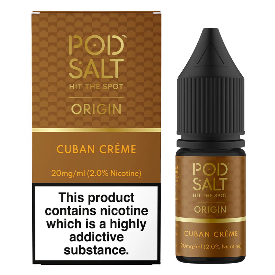 Pod Salt - Cuban Creme 10ml - Vapour Central