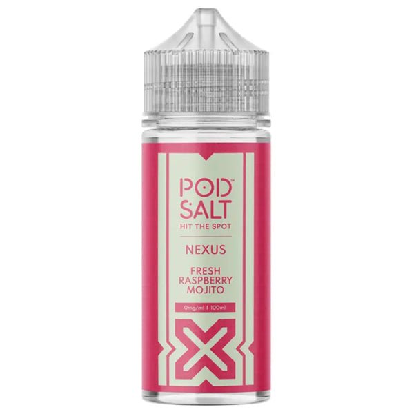 Pod Salt Nexus 100ml Fresh Raspberry Mojiti - Vapour Central
