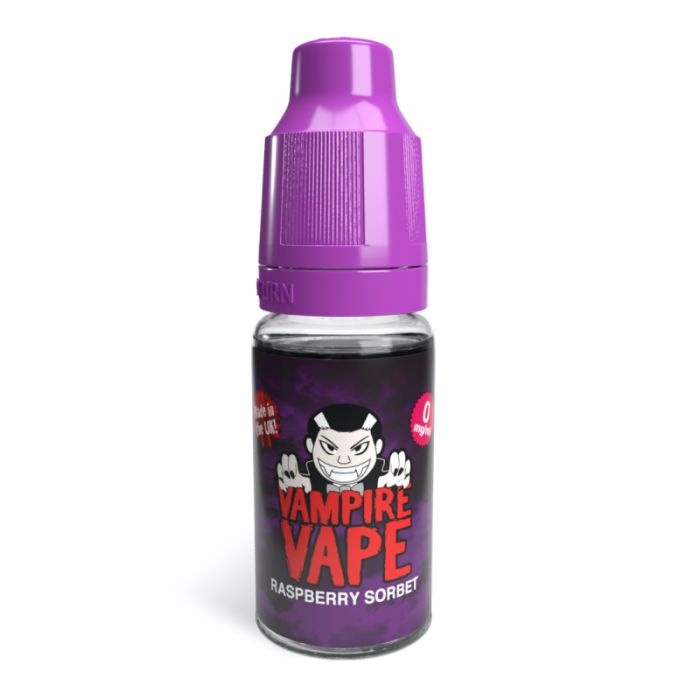 Raspberry Sorbet - Vampire Vapes 10ml - Vapour Central