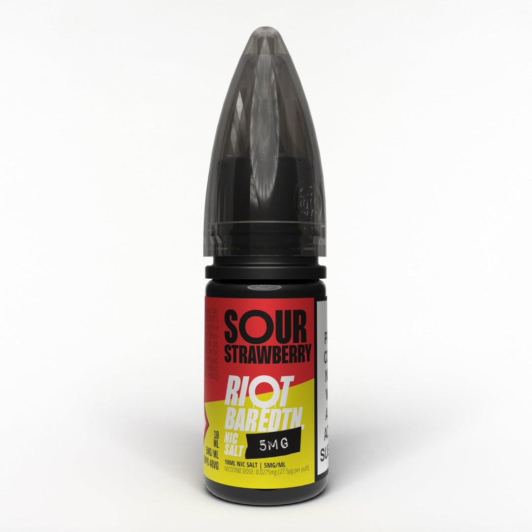 Riot Squad Bar Salts - Sour Strawberry 10ml - Vapour Central