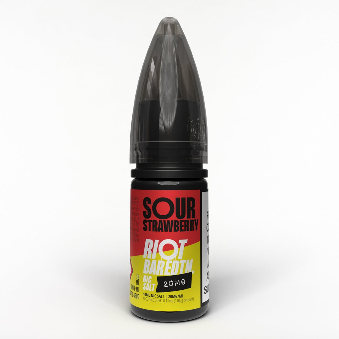 Riot Squad Bar Salts - Sour Strawberry 10ml - Vapour Central
