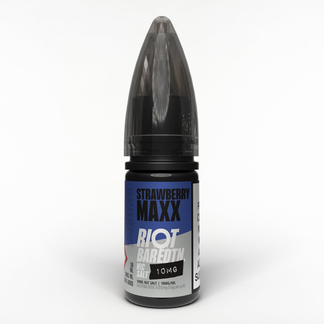 Riot Squad Bar Salts - Strawberry Maxx 10ml - Vapour Central