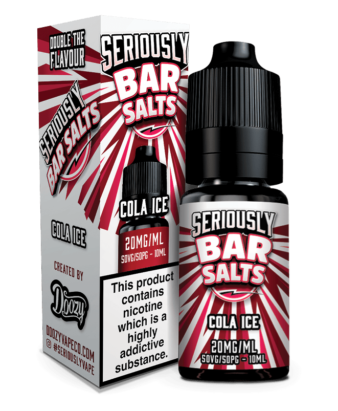 Seriously Bar Salts - Cola Ice 10ml - Vapour Central