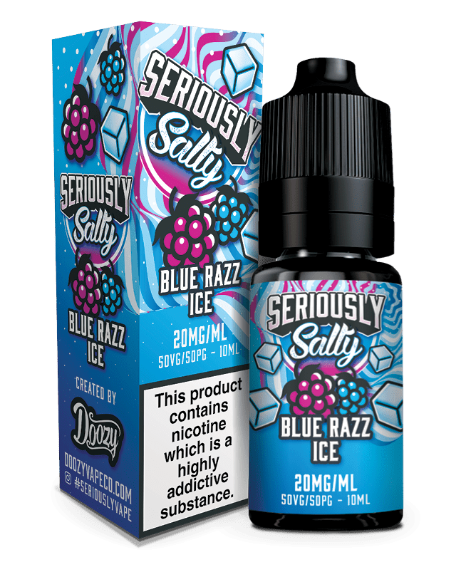 Seriously Salty - Blue Razz Ice 10ml - Vapour Central