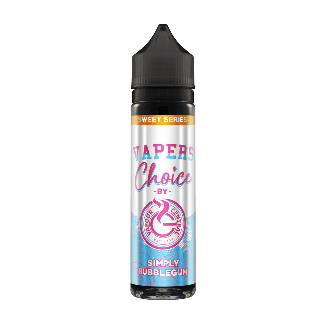 Simply Bubblegum - Vapers Choice 50ml - Vapour Central