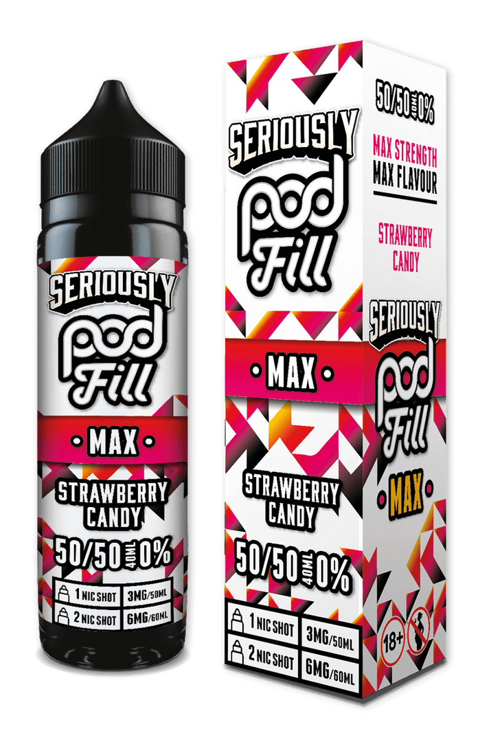 Strawberry Candy - Seriously Pod Fill Max 40ML - Vapour Central