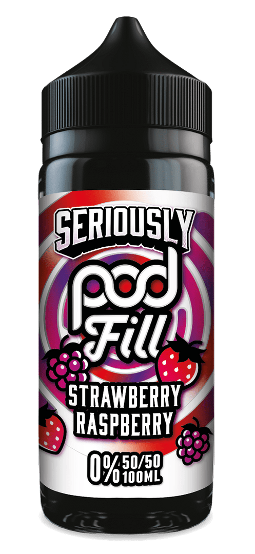 Strawberry Raspberry - Seriously Pod Fill 100ml - Vapour Central