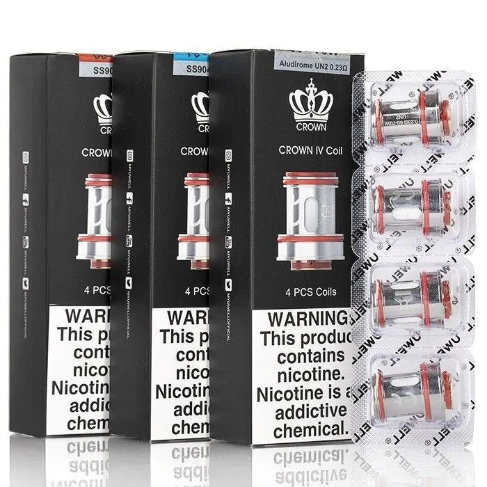 Uwell Crown 4 Coils - 4PK - Vapour Central