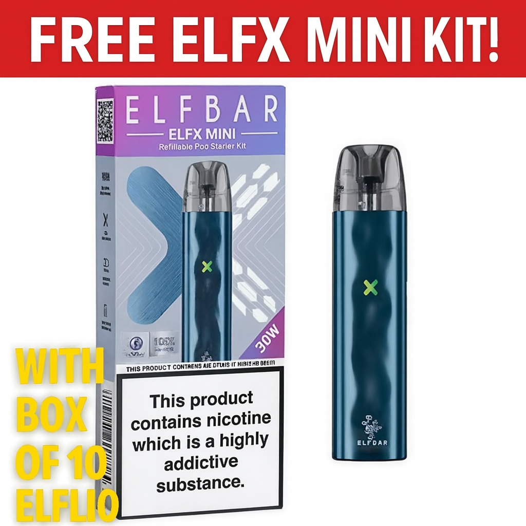 Free ELFX Mini Kit When You Buy 10 Elfliq – Limited Time Only
