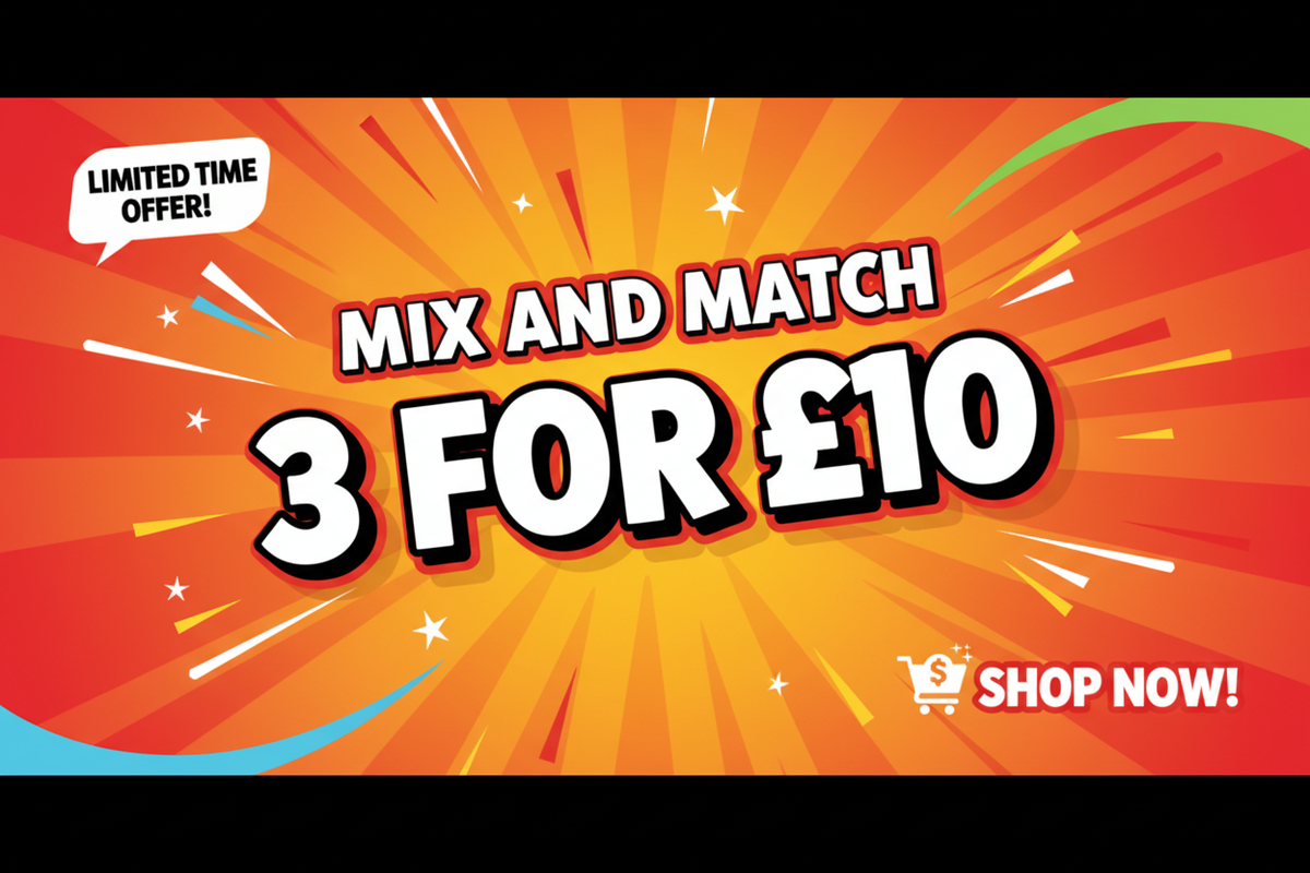 3 for £10