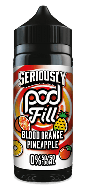 Blood Orange Pineapple - Seriously Pod Fill 100ml - Vapour Central
