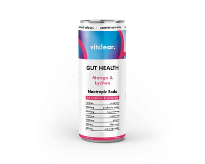Gut Health Nootropic Soda (Mango & Lychee) VitClear
