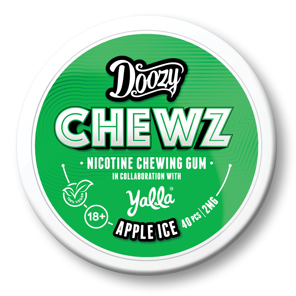 Doozy Chewz Gum - Apple Ice