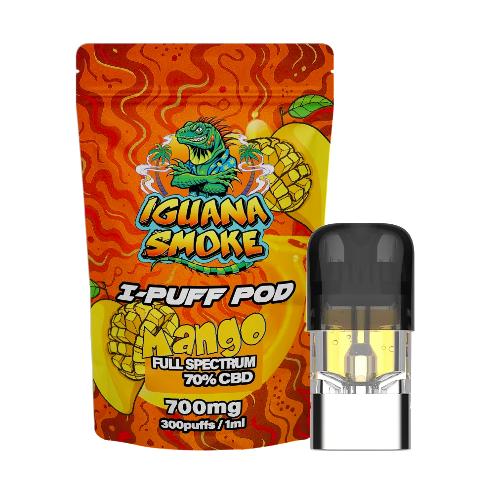 Iguana Smoke I-Puff CBD Vape Refill Pod 700mg