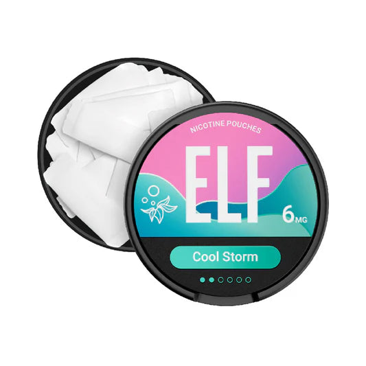 ELF Cool Storm 6mg nicotine pouches