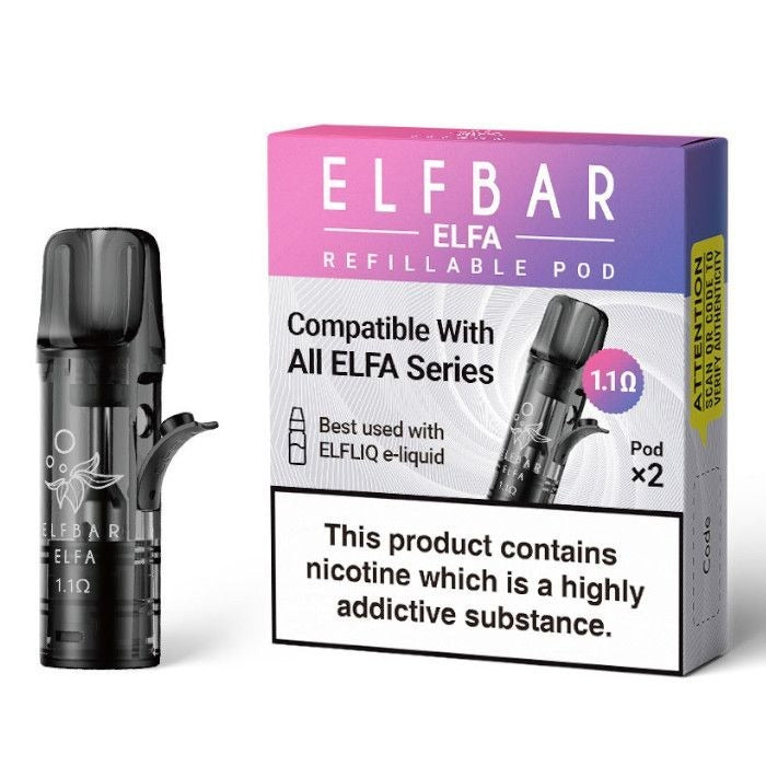 Elfliq Elfa Turbo Empty Pod - 2 Pack