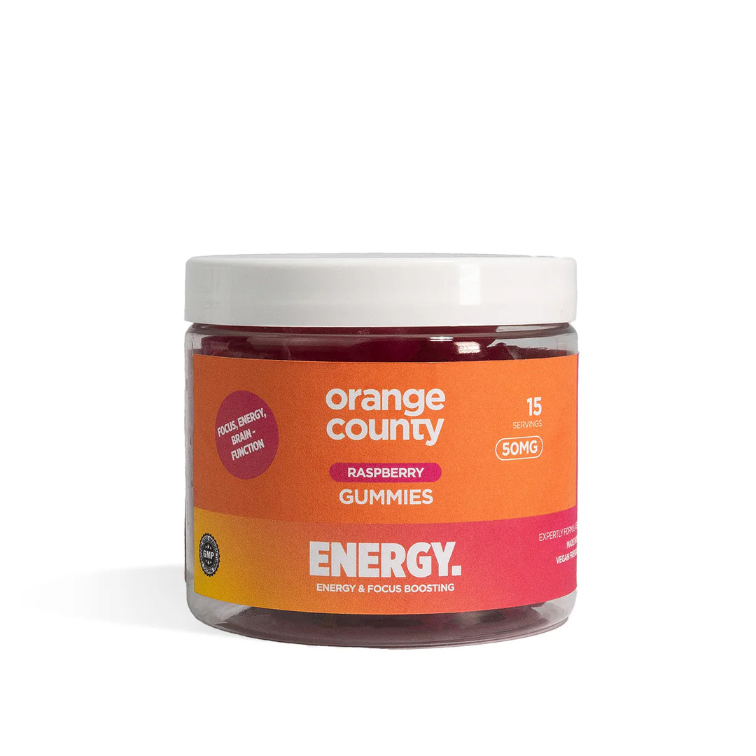 Orange County Energy Caffeine Gummies 50mg (150G)