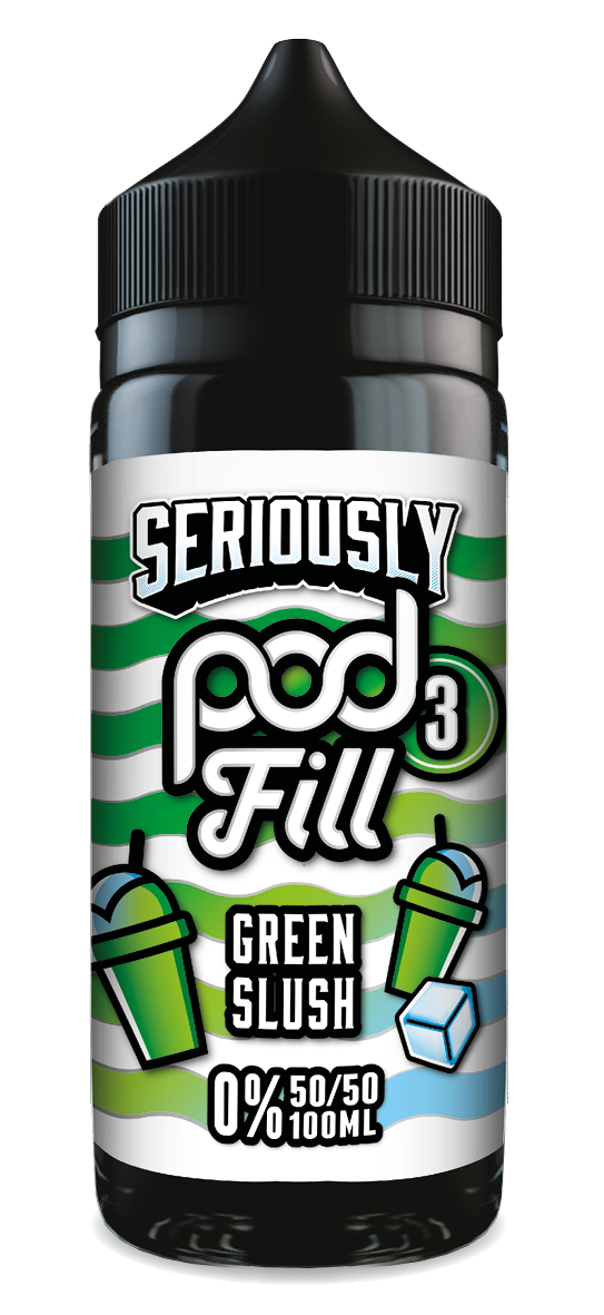 Seriously Pod Fill 3 Green Slush 100ml e-liquid