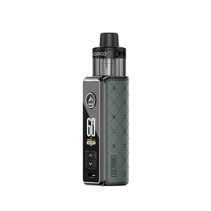 VooPoo Drag S3 vape kit in Metal Grey