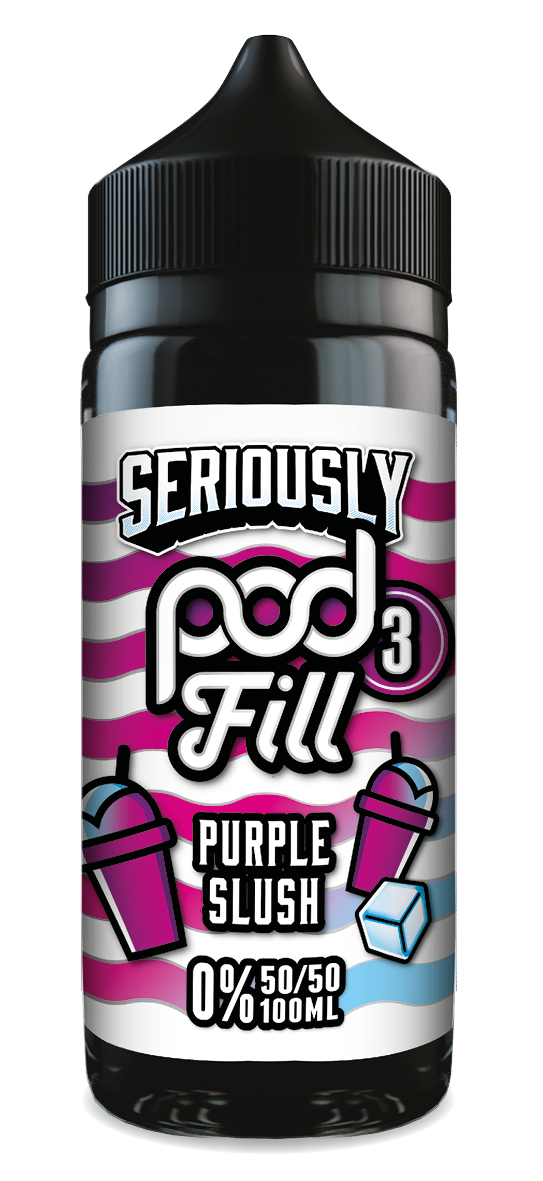 Seriously Pod Fill 3 Purple Slush 100ml e-liquid