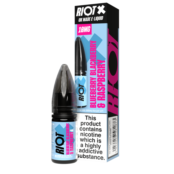 Riot X Salts - Blueberry Blackberry and Raspberry