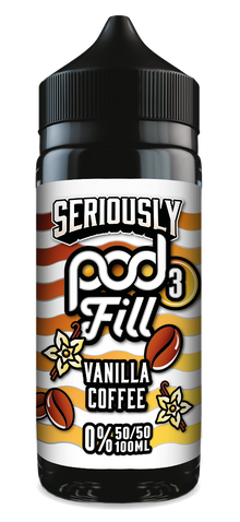 Seriously Pod Fill 3 Vanilla Coffee 100ml e-liquid