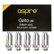 Aspire Cleito 120 Mesh Coil - 5 Pack - Vapour Central