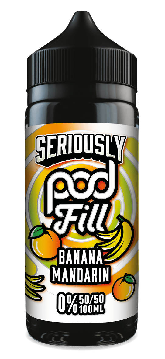 Banana Mandarin - Seriously Pod Fill 100ml - Vapour Central
