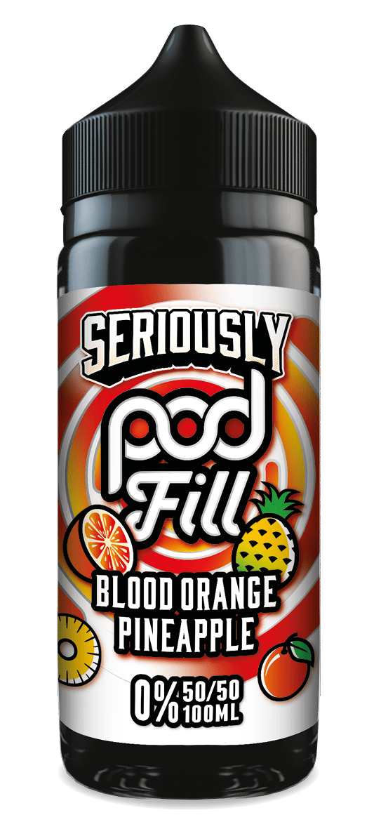 Blood Orange Pineapple - Seriously Pod Fill 100ml - Vapour Central