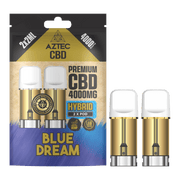 Aztec CBD 4000mg Blue Dream replacement pods, pack of two
