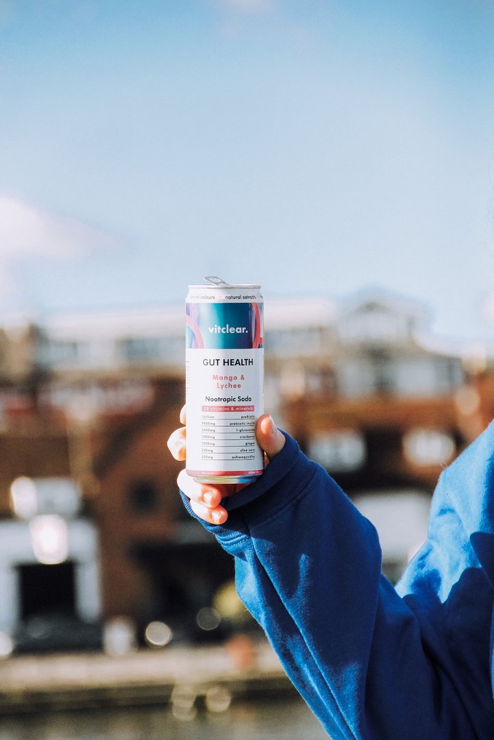 Gut Health Nootropic Soda (Mango & Lychee) VitClear