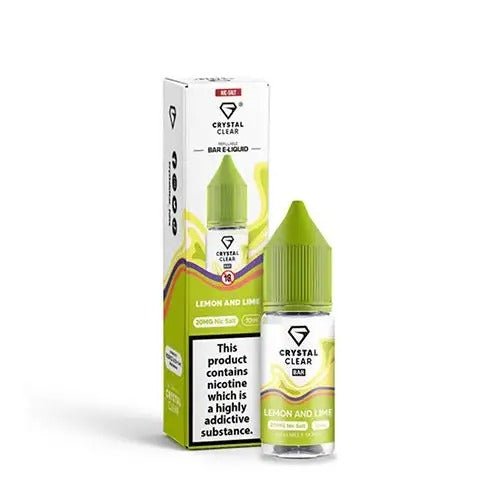 Crystal Clear Bar Salt - Lemon Lime 10ml - Vapour Central