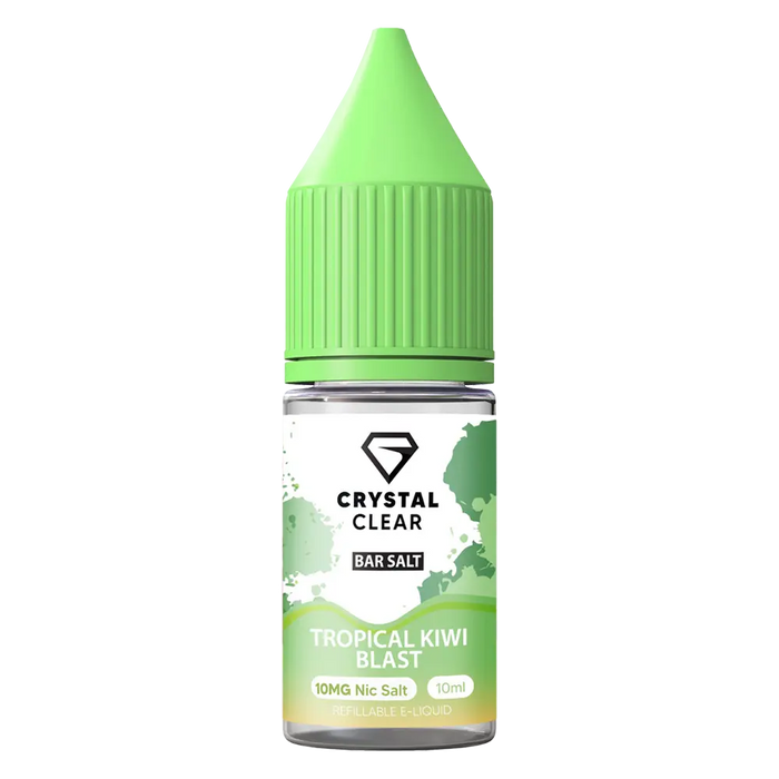 Crystal Clear Tropical Kiwi Blast nicotine salt e-liquid