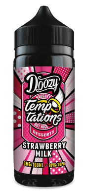 Doozy Temptations - Strawberry Milk 100ml - Vapour Central