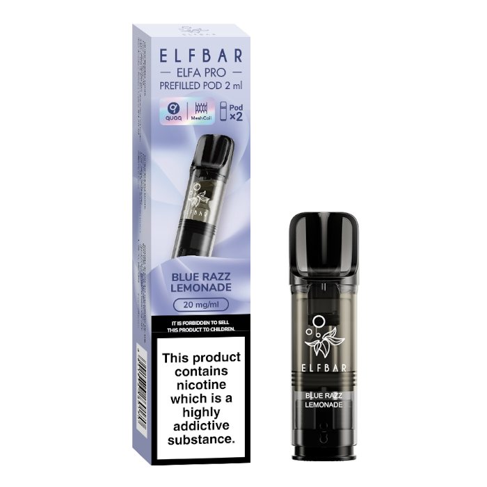 ELFBAR ELFA Pro Blue Razz Lemonade 20mg prefilled pods